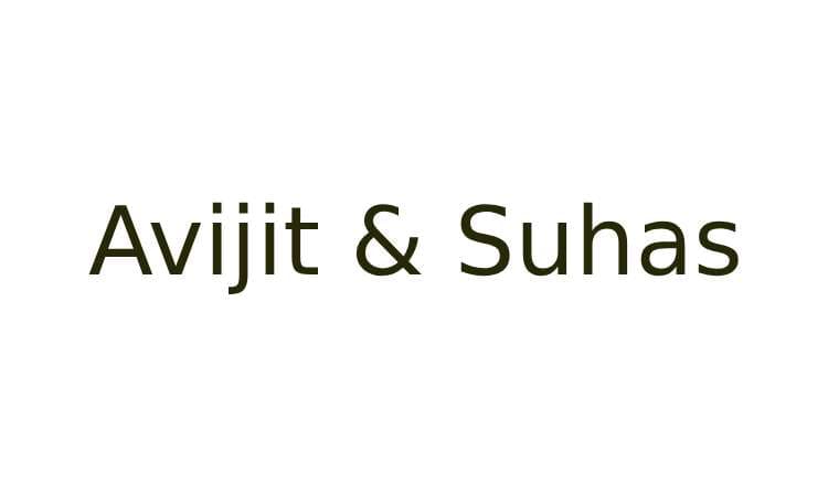 Avijit & Suhas